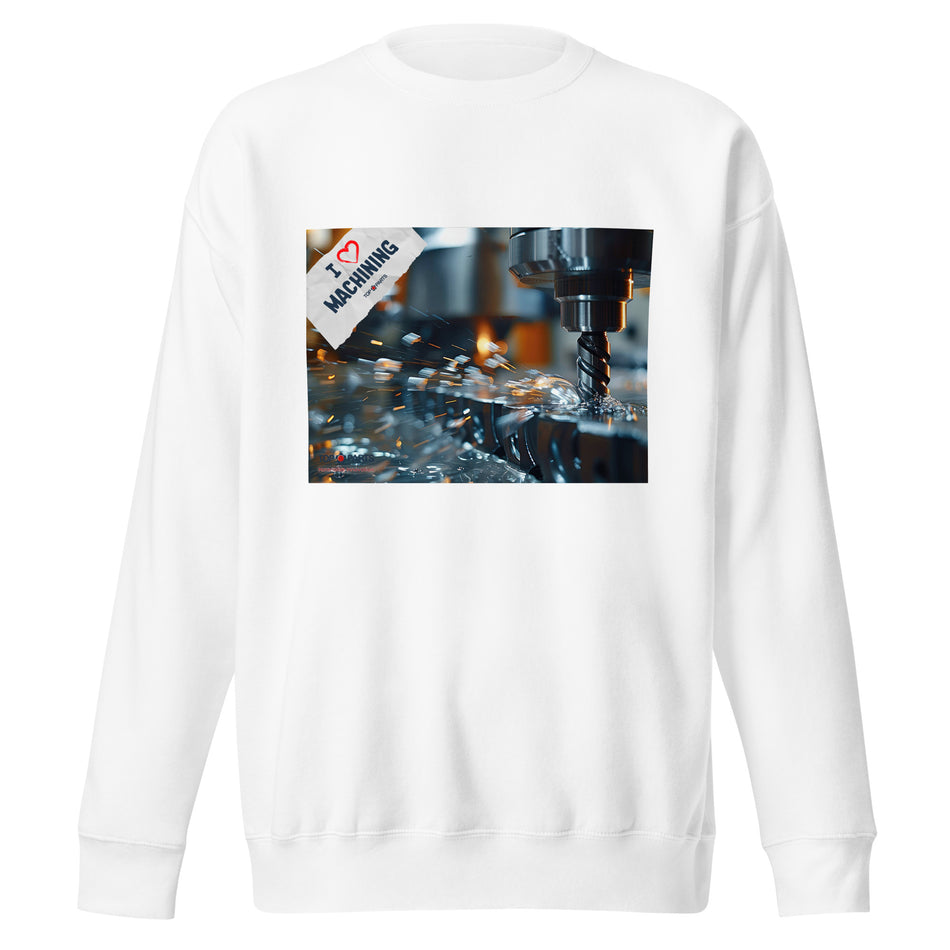 Unisex Premium Sweatshirt - "I Love Machining" Collection